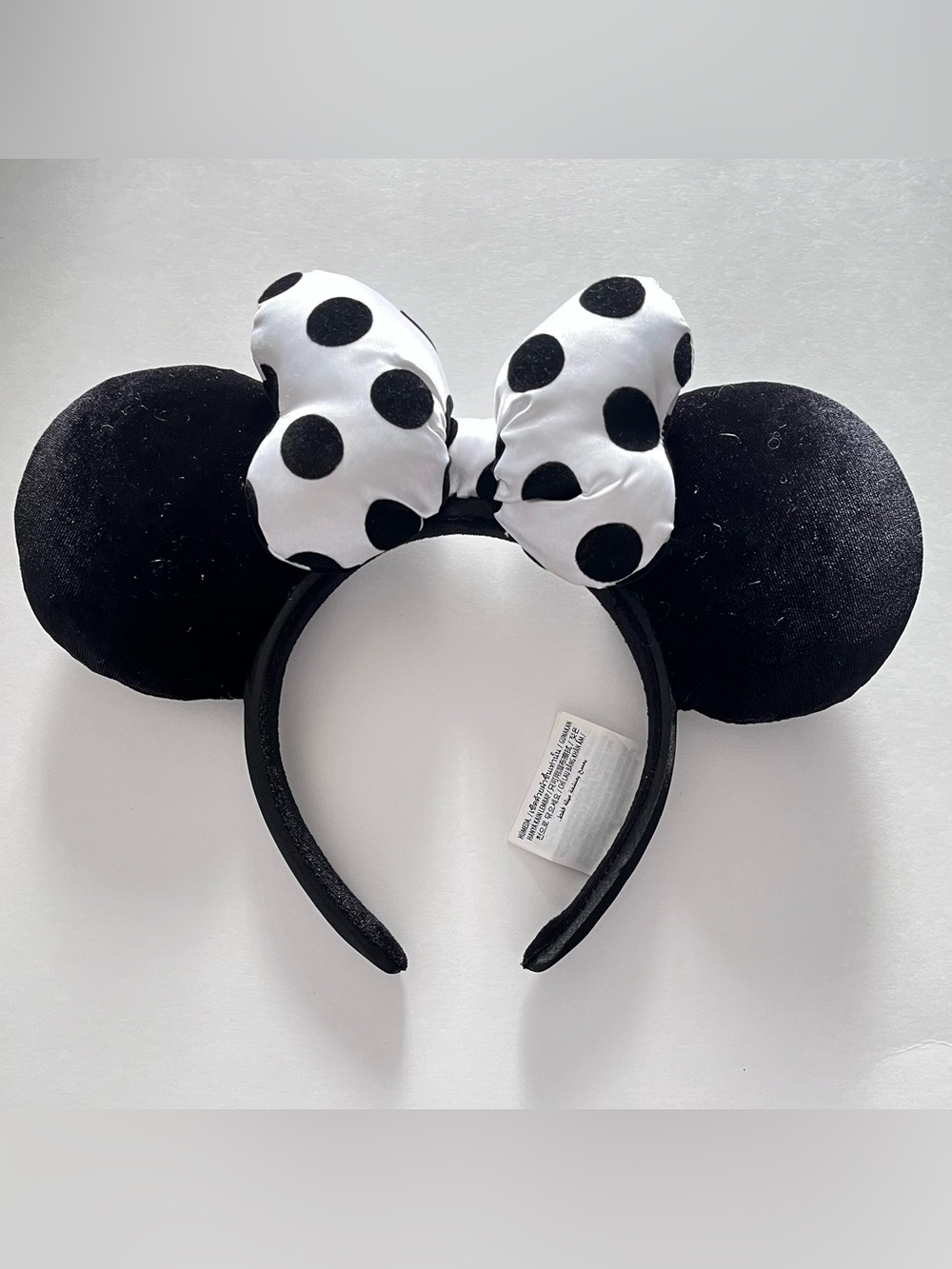 Black and White Polka Dot Disney Ears